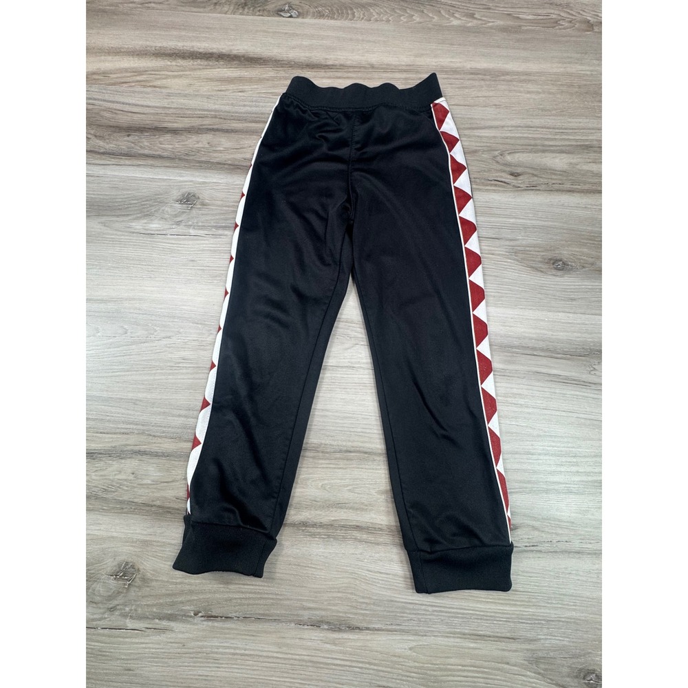 Hurley Kids Black Track Pants Shark Tooth Side Stripe Joggers Size 6
